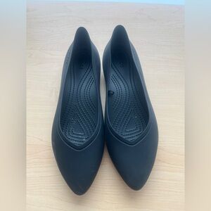 CROCS Women's Brooklyn Black Pointed Toe Flats